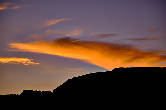 Sunset over San Pedro de Atacama, Chile