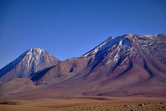 Over the Andes Mountains on the road from San Pedro Atacama, Chile, to Purmamarca, Argentina