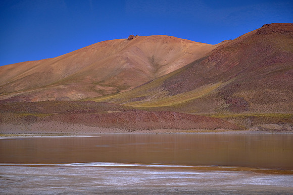 Over the Andes Mountains on the road from San Pedro Atacama, Chile, to Purmamarca, Argentina