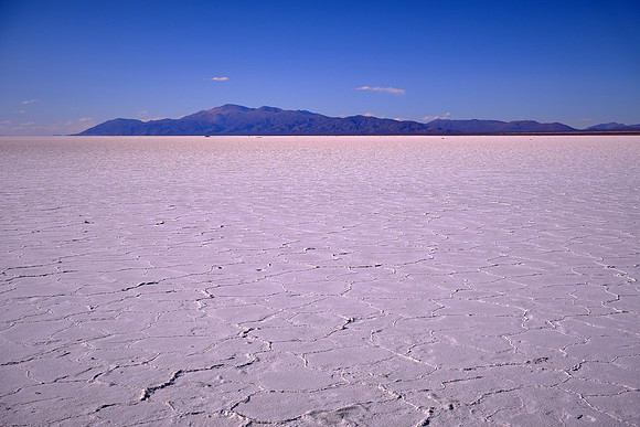 Salinas Grandes salt flats on the road from San Pedro Atacama, Chile, to Purmamarca, Argentina