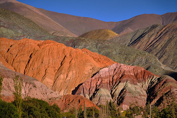 Sunrise over Cerro de los Siete Colores (Hills of Seven Colors), Purmamarca, Argentina