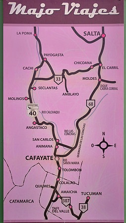 Salta to Cafayate via Cachi and Molinos on Route 40