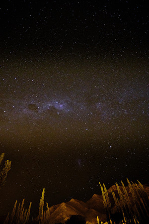 Milky Way over the Merced del Alto Hotel, Cachi, Argentina