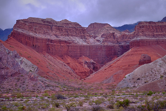 Quebrada de las Conchas (Canyon of the Shells) on the road from Cafayate to Salta, Argentina