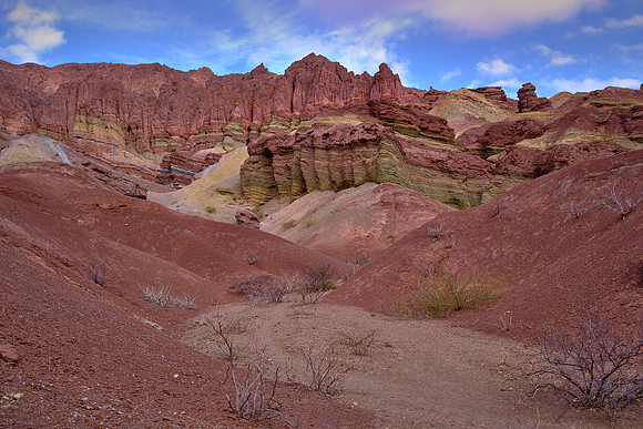 Quebrada de las Conchas (Canyon of the Shells) on the road from Cafayate to Salta, Argentina