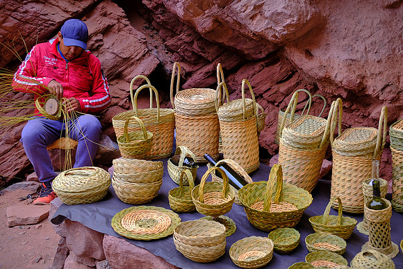 Quebrada de las Conchas (Canyon of the Shells) on the road from Cafayate to Salta, Argentina