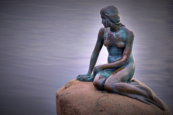 Little Mermaid of Hans Christian Anderson fame, Copenhagen, Denmark