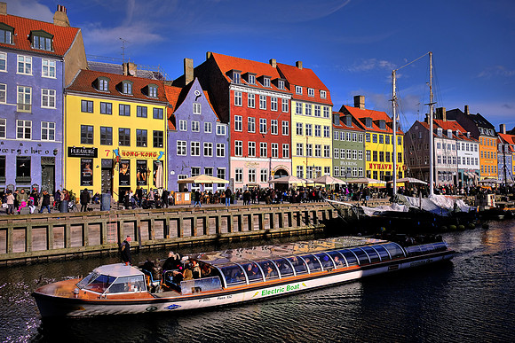 Nyhavn canal, Copenhagen, Denmark