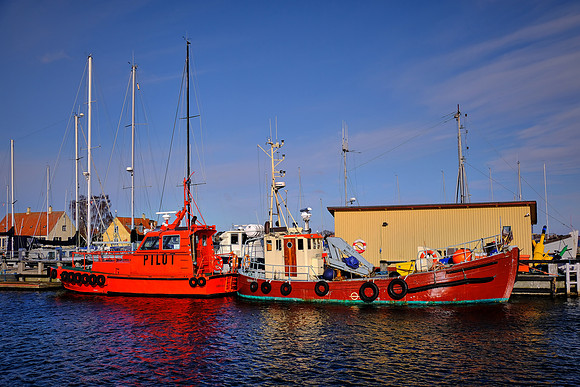 Dragør fishing village south of Copenhagen, Denmark