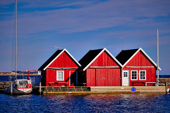 Dragør fishing village south of Copenhagen, Denmark