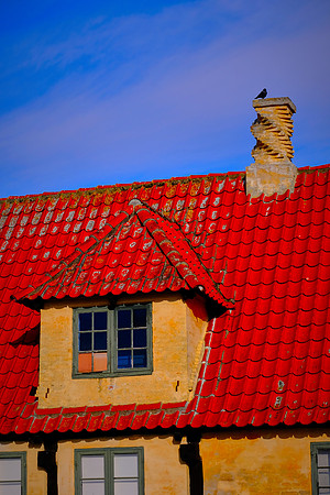 Dragør fishing village south of Copenhagen, Denmark