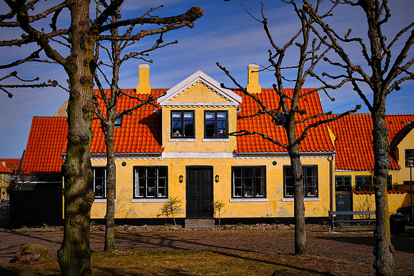 Dragør fishing village south of Copenhagen, Denmark