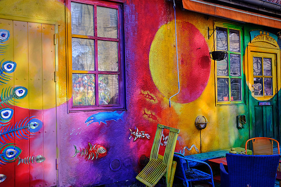 Freetown Christiania (autonomous anarchist district), Copenhagen, Denmark