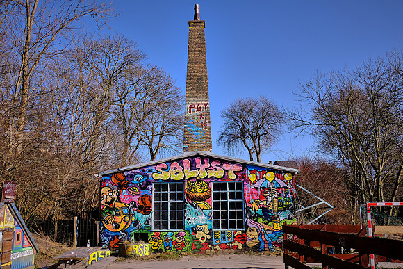 Freetown Christiania (autonomous anarchist district), Copenhagen, Denmark