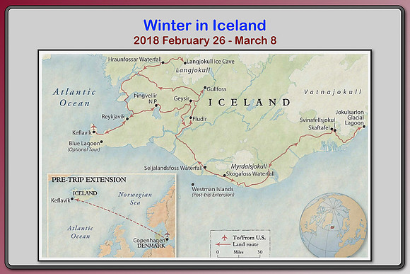 Most of the locations identified in the captions of the following photographs are referenced on the map above.