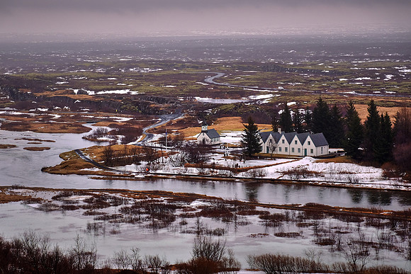 Thingvellir National Park (site of 10th century parlement) east of Reykjavik, Iceland