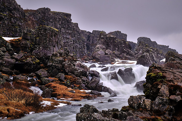 Thingvellir National Park (site of 10th century parlement) east of Reykjavik, Iceland