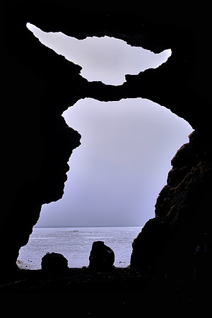 South shore ocean cave, Vik, Iceland