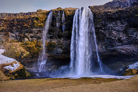Seljalandsfoss waterfall, south coast, Iceland