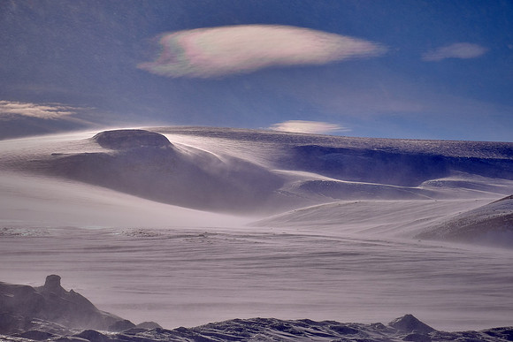 Langjokull Glacier (second largest ice cap in Iceland), west central Iceland