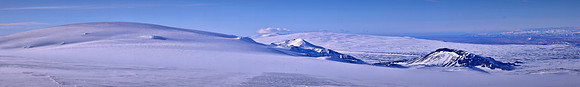 Langjokull Glacier (second largest ice cap in Iceland), west central Iceland