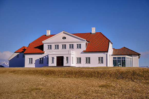 Bessastadir, the official residence of the president of Iceland.