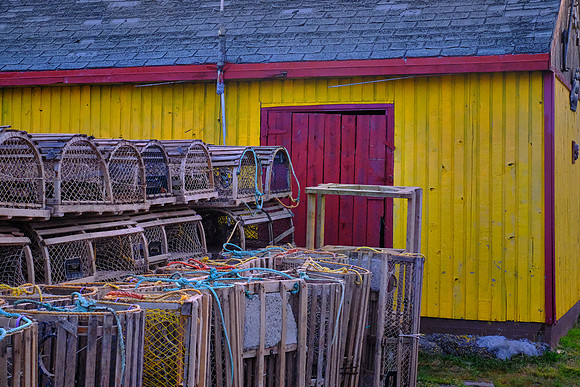 North Rustico (fishing village and lobster traps), Prince Edward Island