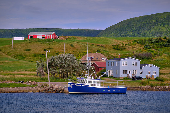 Cheticamp (French-speaking Acadian fishing village), Cabot Trail, Cape Breton Island, Nova Scotia