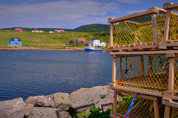 Cheticamp (French-speaking Acadian fishing village), Cabot Trail, Cape Breton Island, Nova Scotia