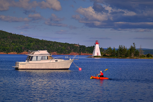 Lighthouse at Baddeck, Cabot Trail, Cape Breton Island, Nova Scotia