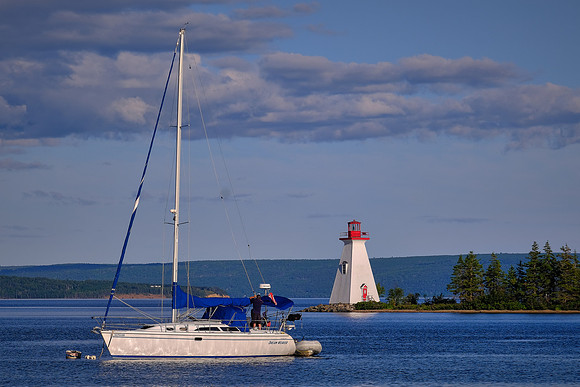 Lighthouse at Baddeck, Cabot Trail, Cape Breton Island, Nova Scotia