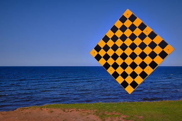 The road stops here. East Point Lighthouse, Elmira, Prince Edward Island