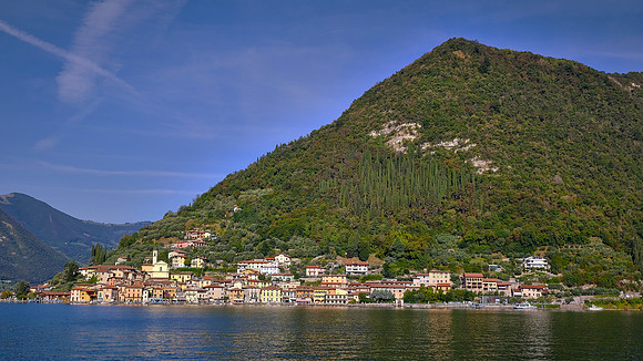 Montisola on Lake Iseo, Lombardy