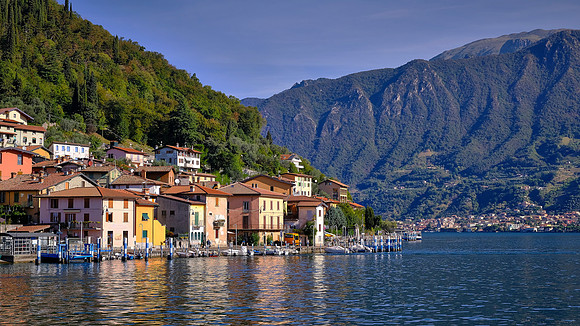 Montisola on Lake Iseo, Lombardy