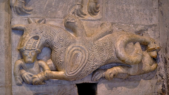 Bad day in 10th century Tyrol Castle near Merano, South Tyrol
