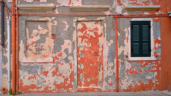 Burano Island in Venetian lagoon