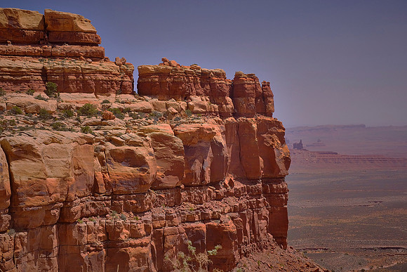 Moki Dugway, UT.  The Moki Dugway is a staggering, graded dirt switchback road carved into the face of the cliff edge of Cedar Mesa.