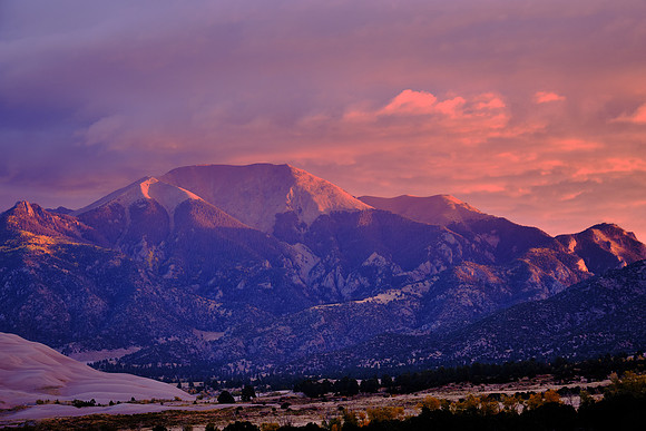 Sunrise over Great Sand Dunes National Park, Colorado