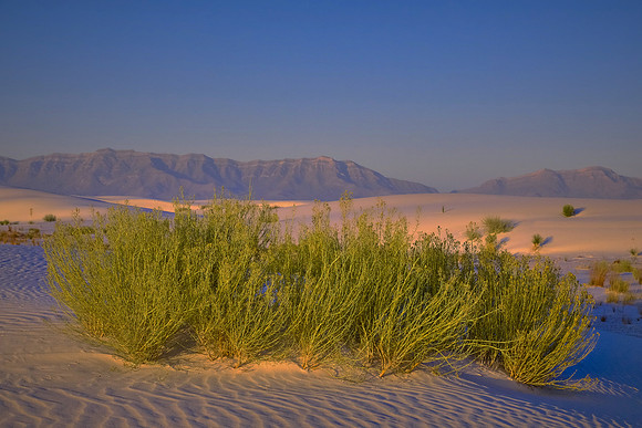 Sunrise over White Sands National Monument, New Mexico