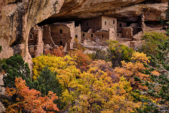 Tree House ruins at Mesa Verde National Park. At one time over 40,000 people lived in the region.
