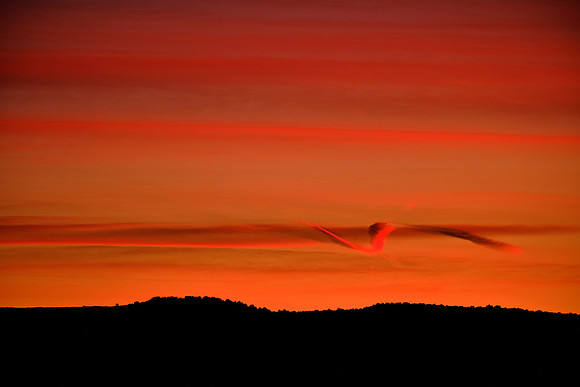 Sunset over Canyons of the Ancients National Monument, Colorado.