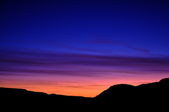 Sunset over Canyons of the Ancients National Monument, Colorado.