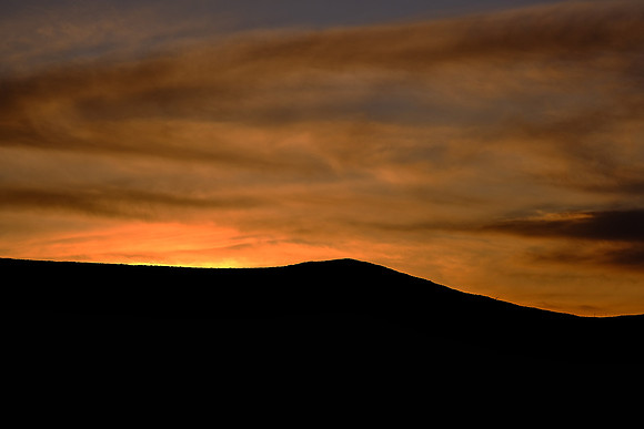 Sunset over Bisti Badland, New Mexico