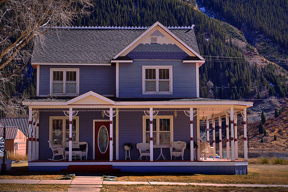 Silverton, Colorado. (This house was my home away from home during the winters of 1974 and 1975.)