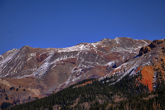On the Million Dollar Highway in the San Juan Mountains, Colorado