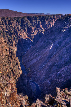 South rim, Black Canyon of the Gunnison National Park, Gunnison, Colorado