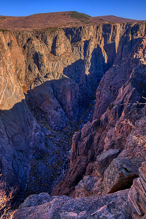 South rim, Black Canyon of the Gunnison National Park, Gunnison, Colorado