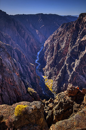 South rim, Black Canyon of the Gunnison National Park, Gunnison, Colorado