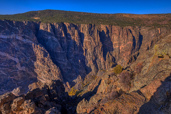 South rim, Black Canyon of the Gunnison National Park, Gunnison, Colorado