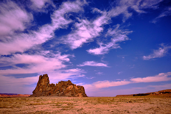Church Rock on the road from Farmington, NM, to Bluff, UT.